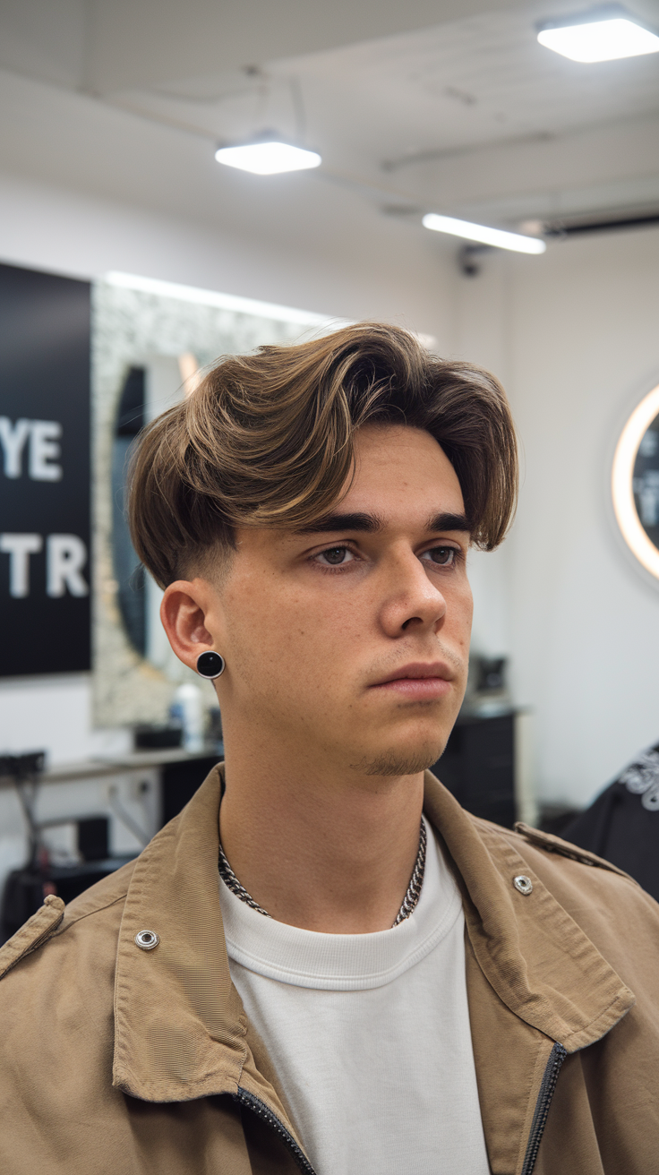 Modern Middle Part Hairstyles For Men Short Long Wavy Curly