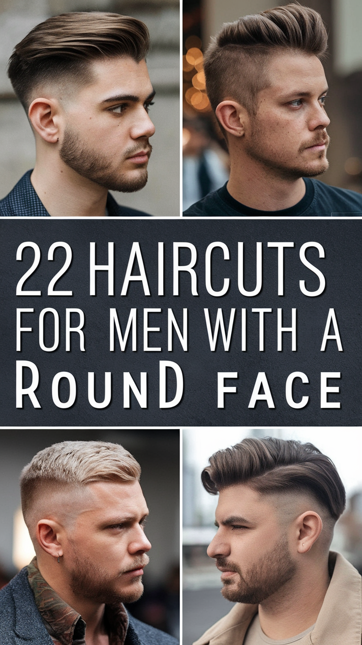 22 Best Haircuts for Men with a Round Face: Stylish Ideas for Every Length and Shape