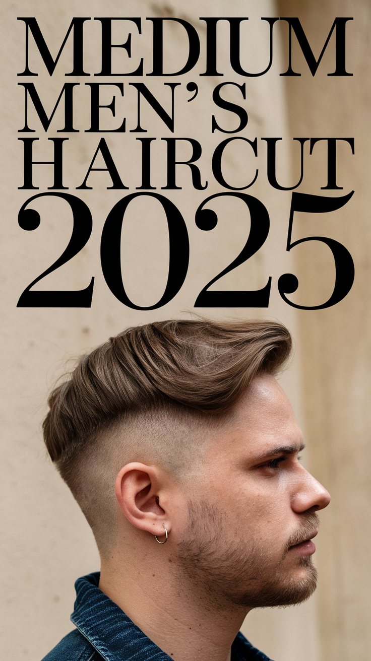 Top Medium Men’s Haircuts 2025: 23 Stylish Ideas for Wavy, Curly, and Straight Hair