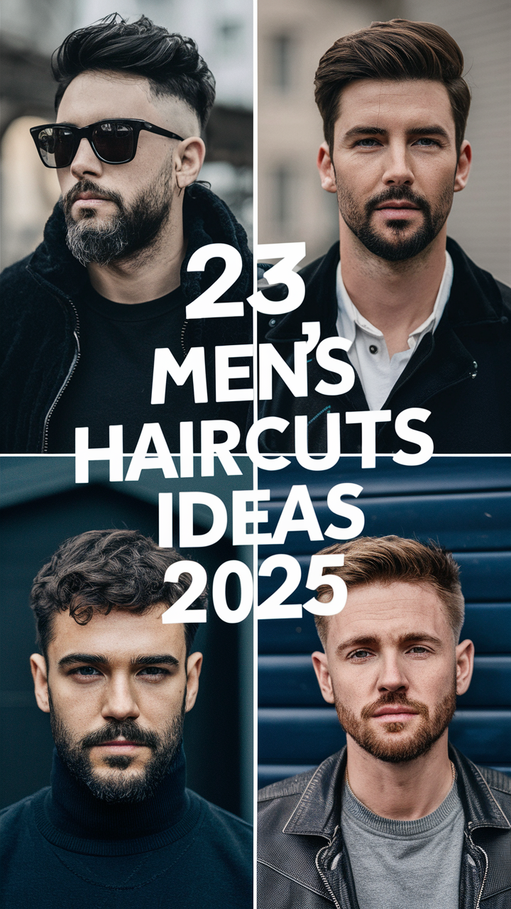 23 Top Mens Haircuts Ideas 2025: Trendy Short Cuts, Fades, and Styles for All Hair Types