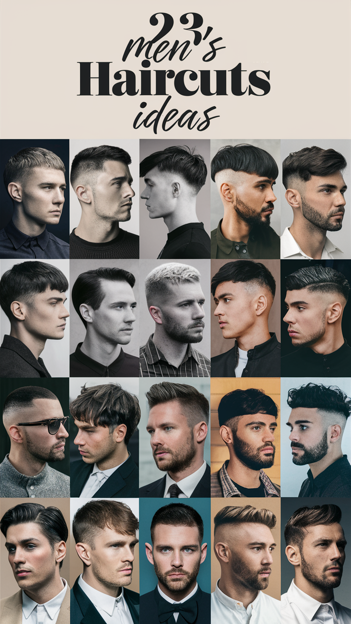 23 Top Mens Haircuts Ideas 2025: Trendy Short Cuts, Fades, and Styles for All Hair Types