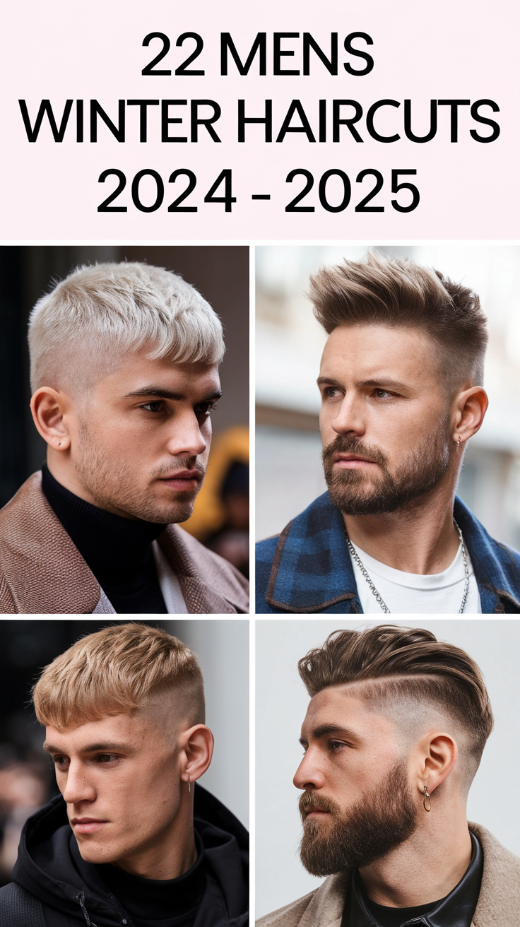 Top 22 Ideas Mens Winter Haircuts 2024-2025: Cool Hairstyles for Short, Medium and Curly Hair