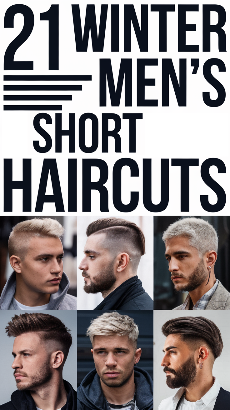 Winter Men’s Short Haircuts 2024-2025: 21 Top Styles and Trending Hair Ideas