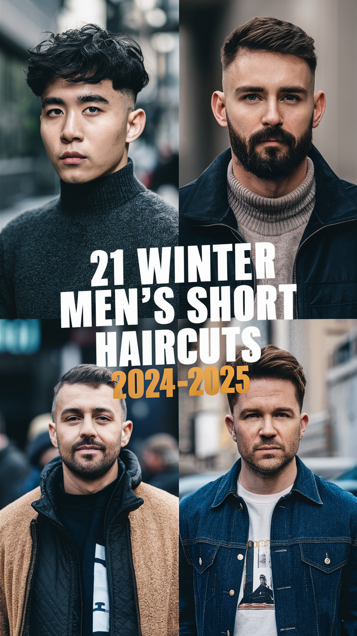 Winter Men’s Short Haircuts 2024-2025: 21 Top Styles and Trending Hair Ideas
