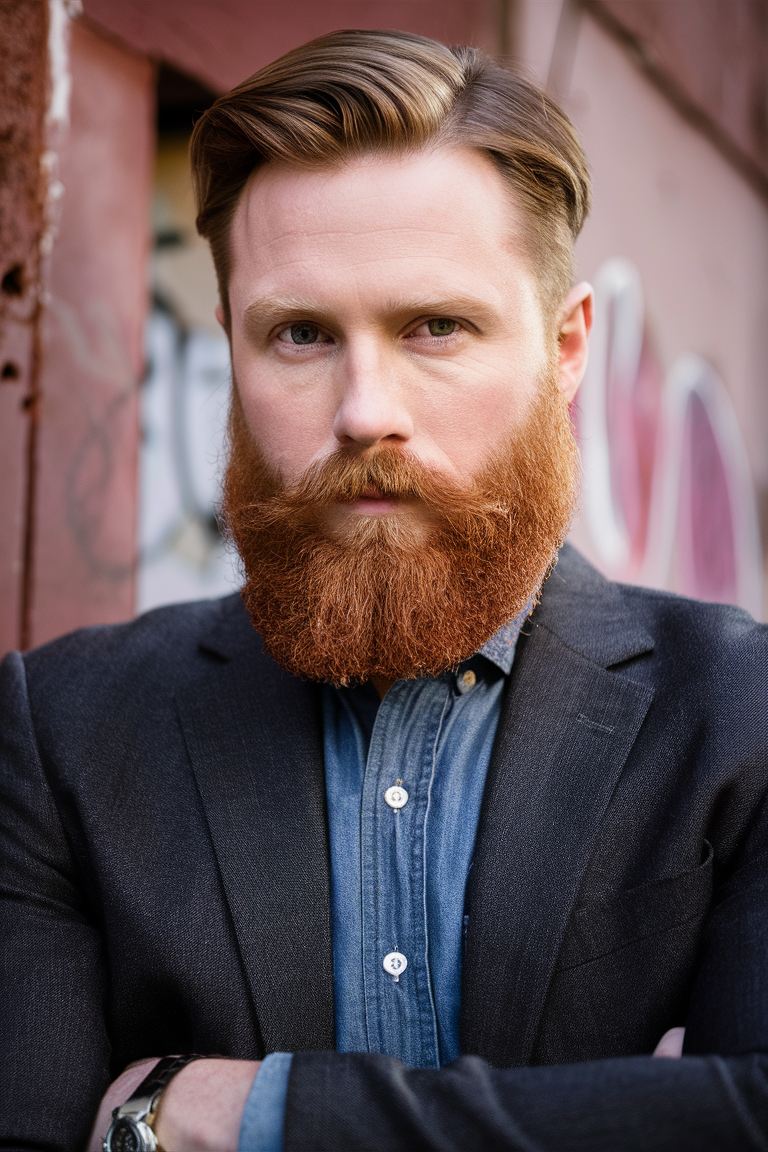21 Inspiring Ginger Beard Men Styles: Fashion, Art, Tattoos, and Creative Looks
