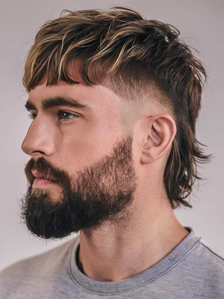 Top 21 Modern Mullet Hairstyles for Men: Fade, Curly, Wavy, and Messy Looks