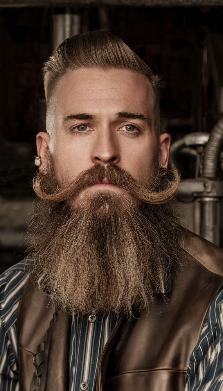 23 Ideas Bold Men Full Beard Styles for All Hair Types: Haircuts, Blondes and Long Hair