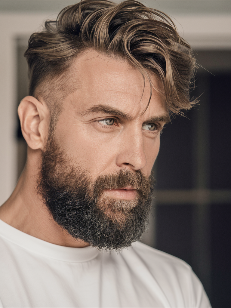 23 Ideas Bold Men Full Beard Styles for All Hair Types: Haircuts, Blondes and Long Hair