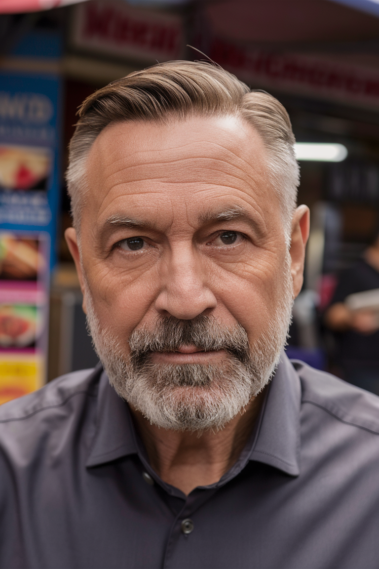 Top 20 Haircuts Ideas for Men Over 50: Stylish, Short, and Grey Haircuts