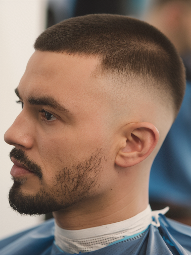 22 Buzz Cut Men with Beard Styles: Fades, Glasses, Blonde, Long, and Short Ideas