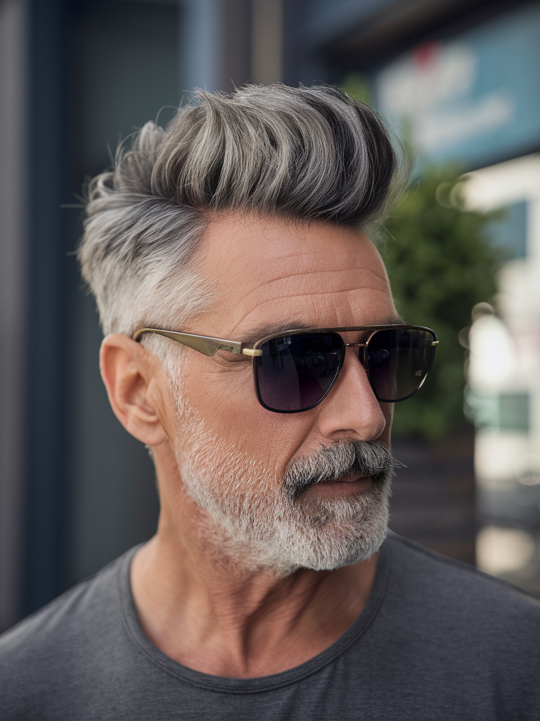 Top 20 Haircuts Ideas for Men Over 50: Stylish, Short, and Grey Haircuts