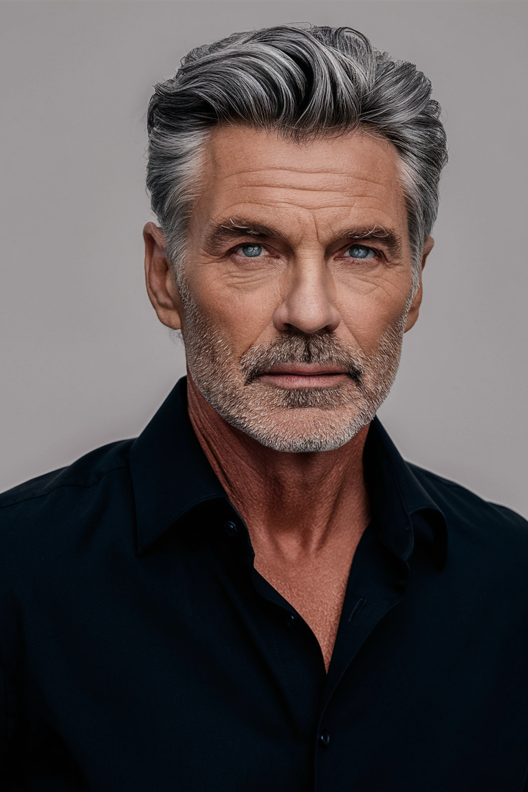Top 20 Haircuts Ideas for Men Over 50: Stylish, Short, and Grey Haircuts