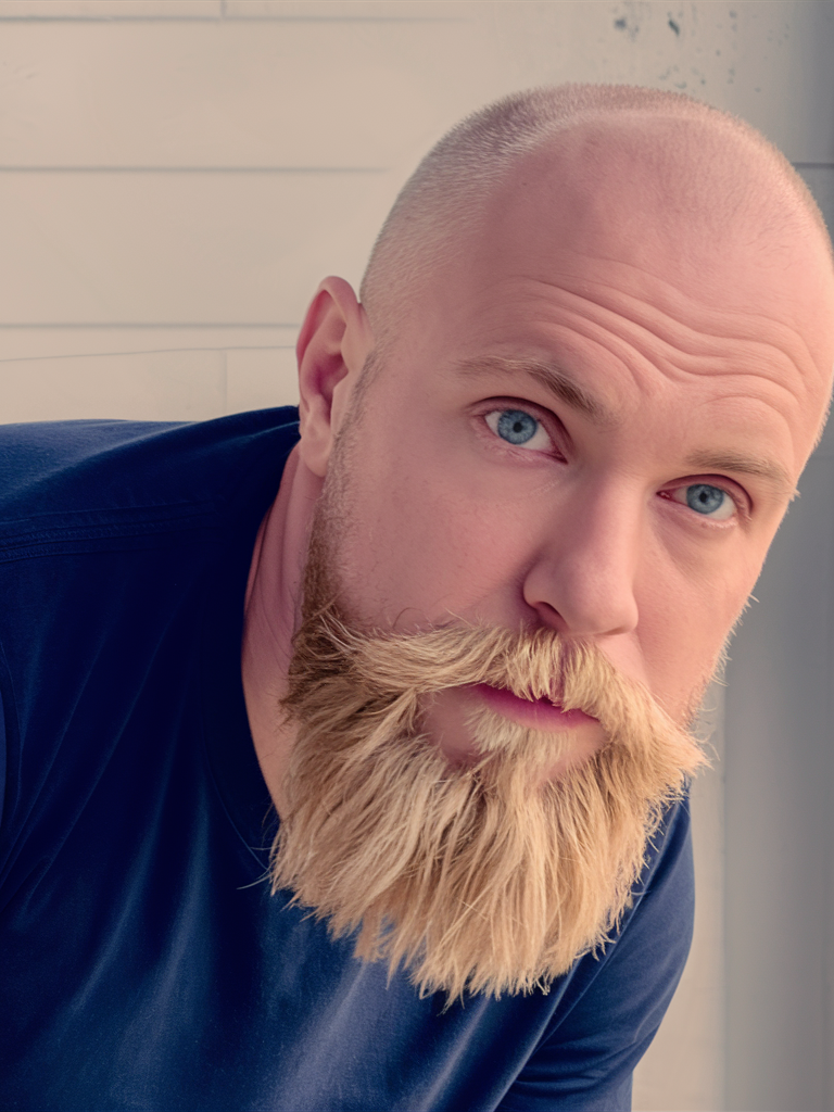 22 Buzz Cut Men with Beard Styles: Fades, Glasses, Blonde, Long, and Short Ideas