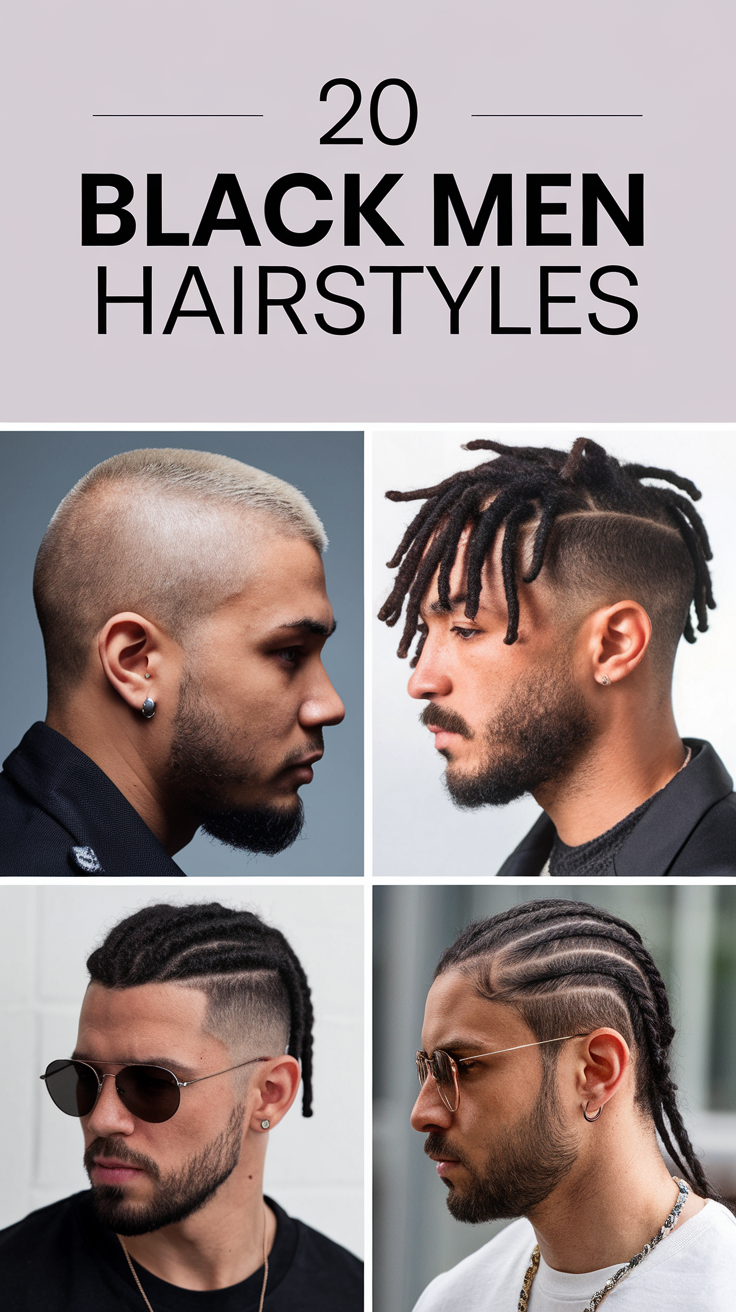 20 Best Black Men Hairstyles: Afros, Fades, Braids, and Curly Hair Ideas
