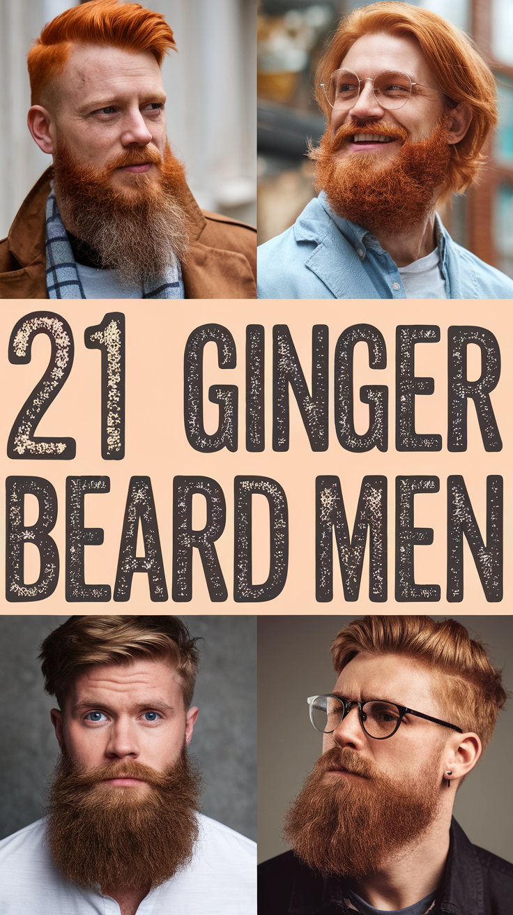 21 Inspiring Ginger Beard Men Styles: Fashion, Art, Tattoos, and Creative Looks