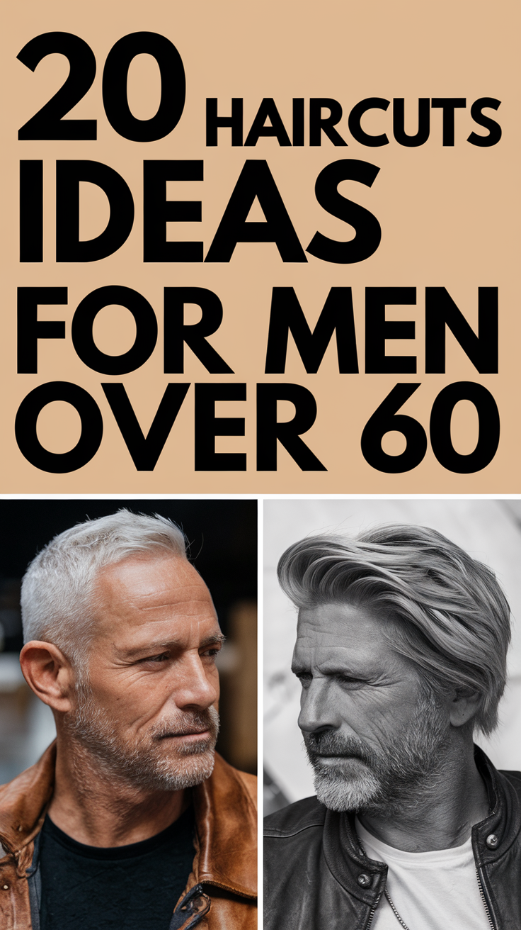 Top 20 Haircuts Ideas for Men Over 60: Stylish Looks for Older and Balding Men