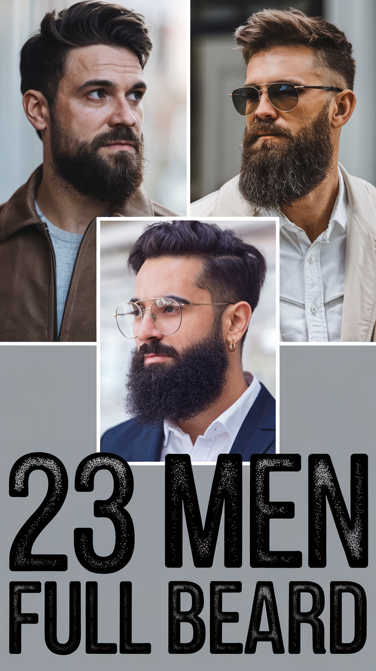 23 Ideas Bold Men Full Beard Styles for All Hair Types: Haircuts, Blondes and Long Hair