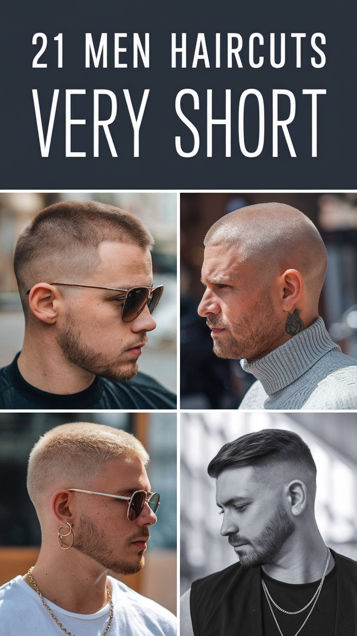 Top 21 Men Haircuts Very Short: Modern and Classic Styles for 2025