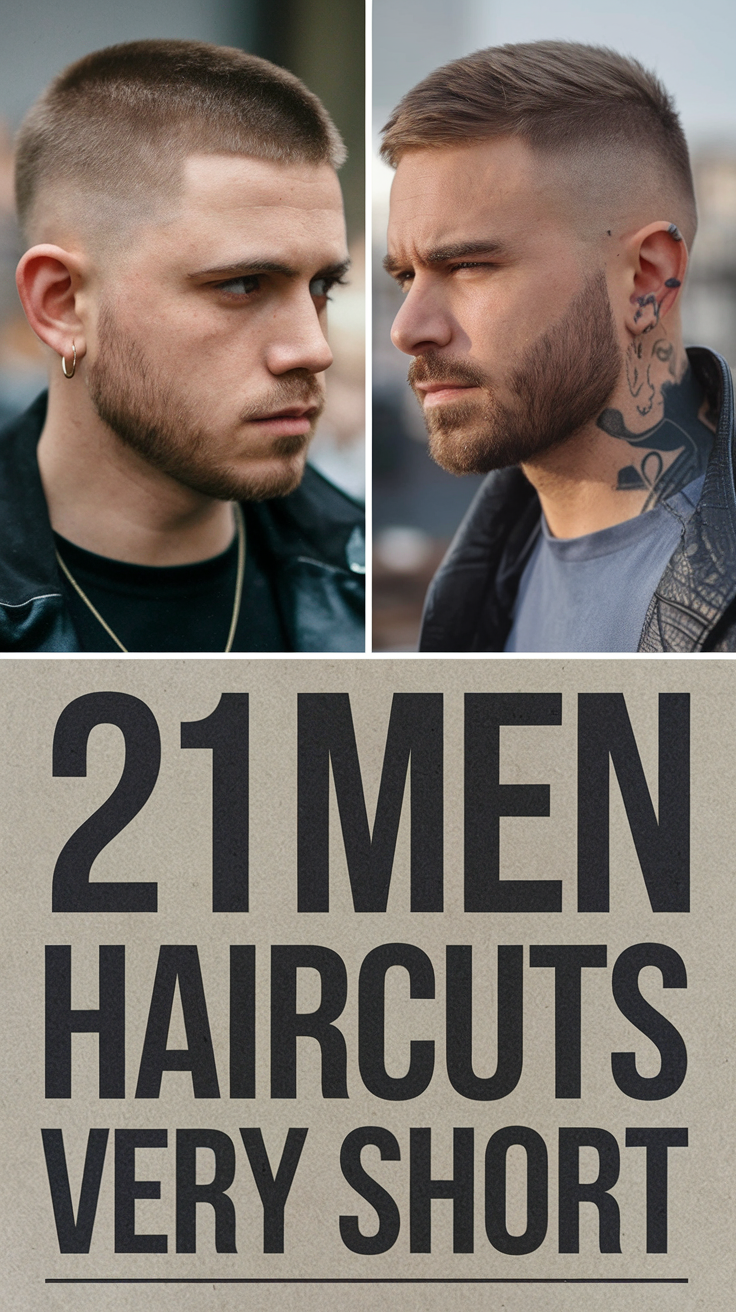 Top 21 Men Haircuts Very Short: Modern and Classic Styles for 2025