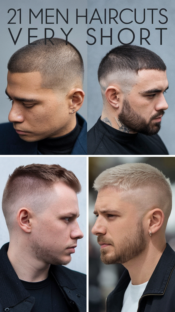 Top 21 Men Haircuts Very Short: Modern and Classic Styles for 2025