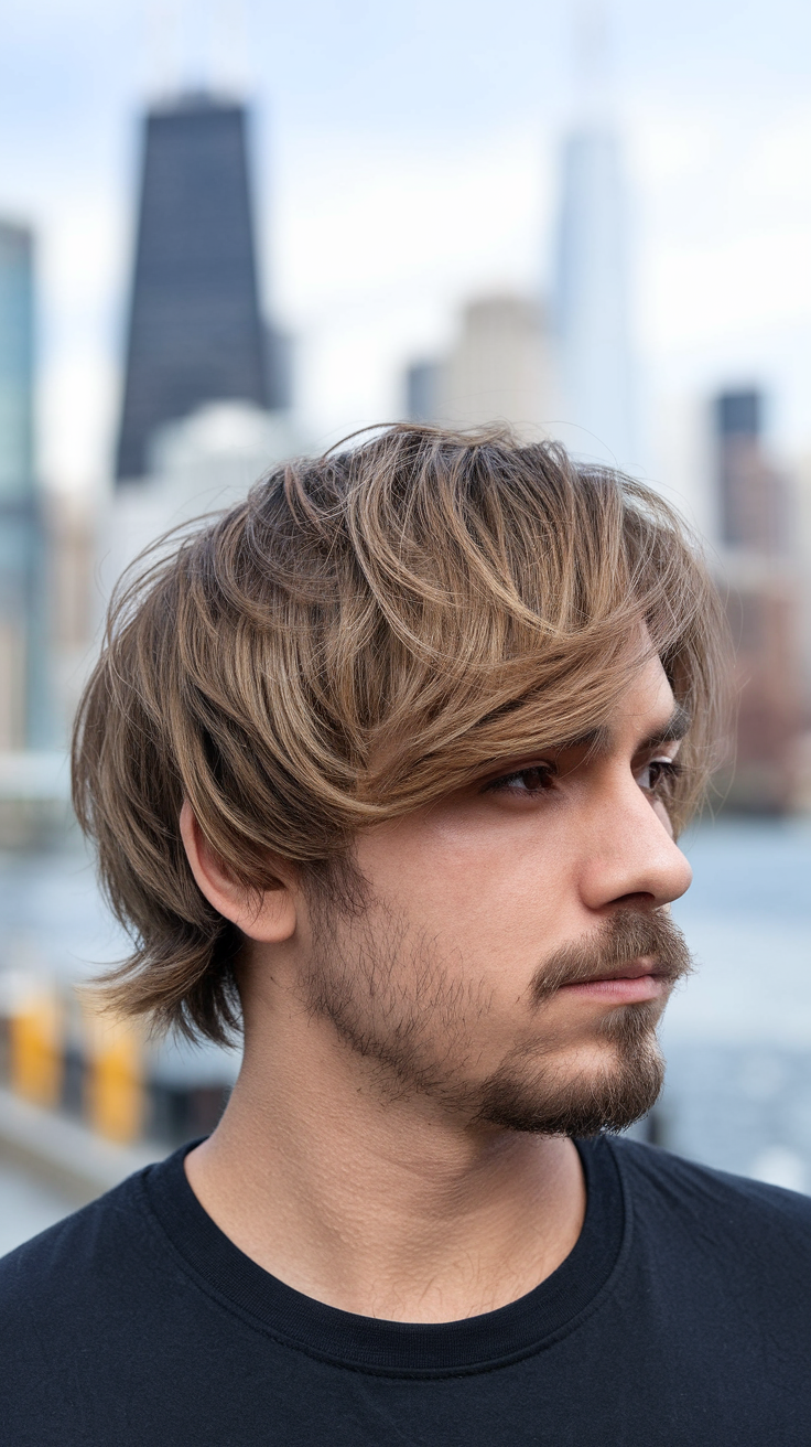 22 Ideas Best Men Layered Haircuts for All Hair Types: Curly, Wavy, and Straight Styles