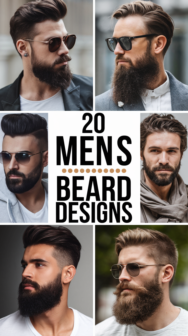 20 Ideas Bold and Unique Men Beard Designs