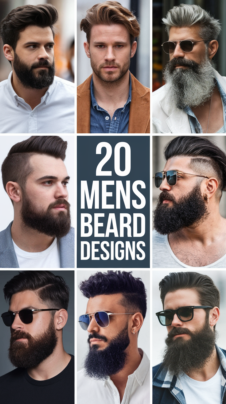 20 Ideas Bold and Unique Men Beard Designs
