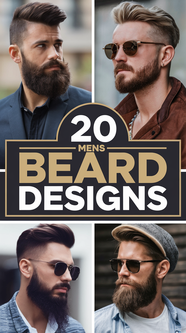 20 Ideas Bold and Unique Men Beard Designs