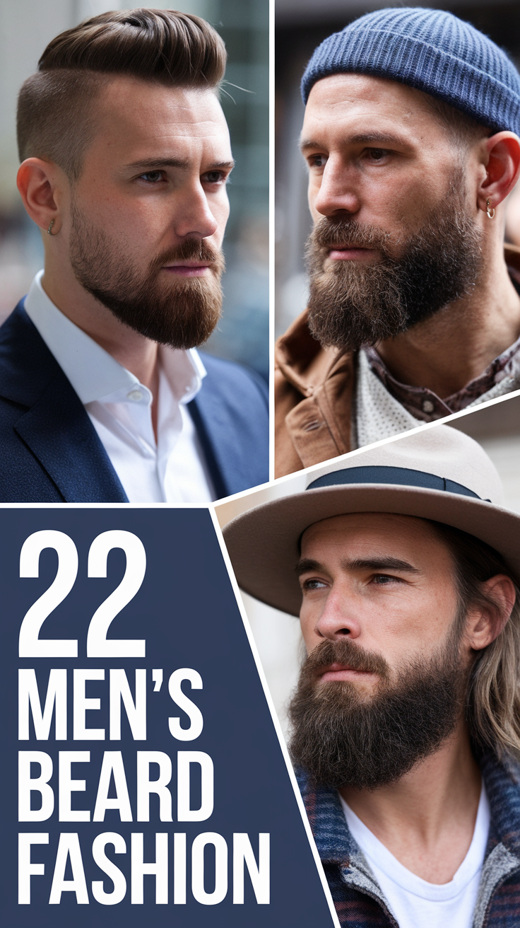 22 Bold Men’s Beard Fashion Ideas for Bald Heads, Big Beards, and Casual Styles