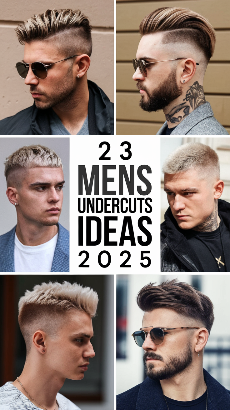 Top 23 Mens Undercuts Ideas 2025: Stylish Haircuts for Short, Medium, and Long Hair