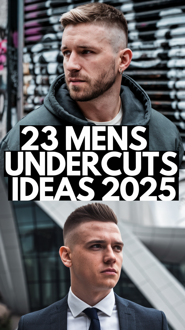 Top 23 Mens Undercuts Ideas 2025: Stylish Haircuts for Short, Medium, and Long Hair