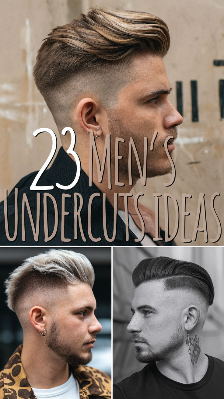 Top 23 Mens Undercuts Ideas 2025: Stylish Haircuts for Short, Medium, and Long Hair