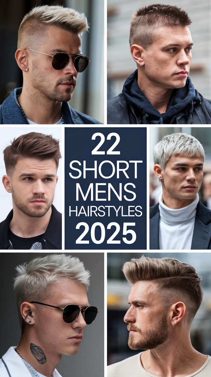 22 Best Ideas Short Mens Hairstyles 2025: Trendy Looks for Curly, Wavy, and Straight Hair