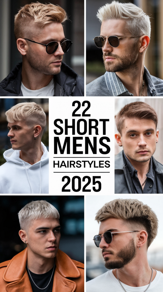 22 Popular Short Mens Hairstyles 2025 for All Hair Types: Curly, Wavy ...