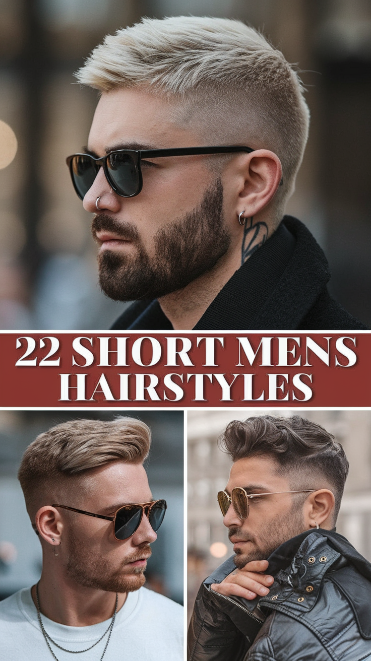 22 Best Ideas Short Mens Hairstyles 2025: Trendy Looks for Curly, Wavy, and Straight Hair