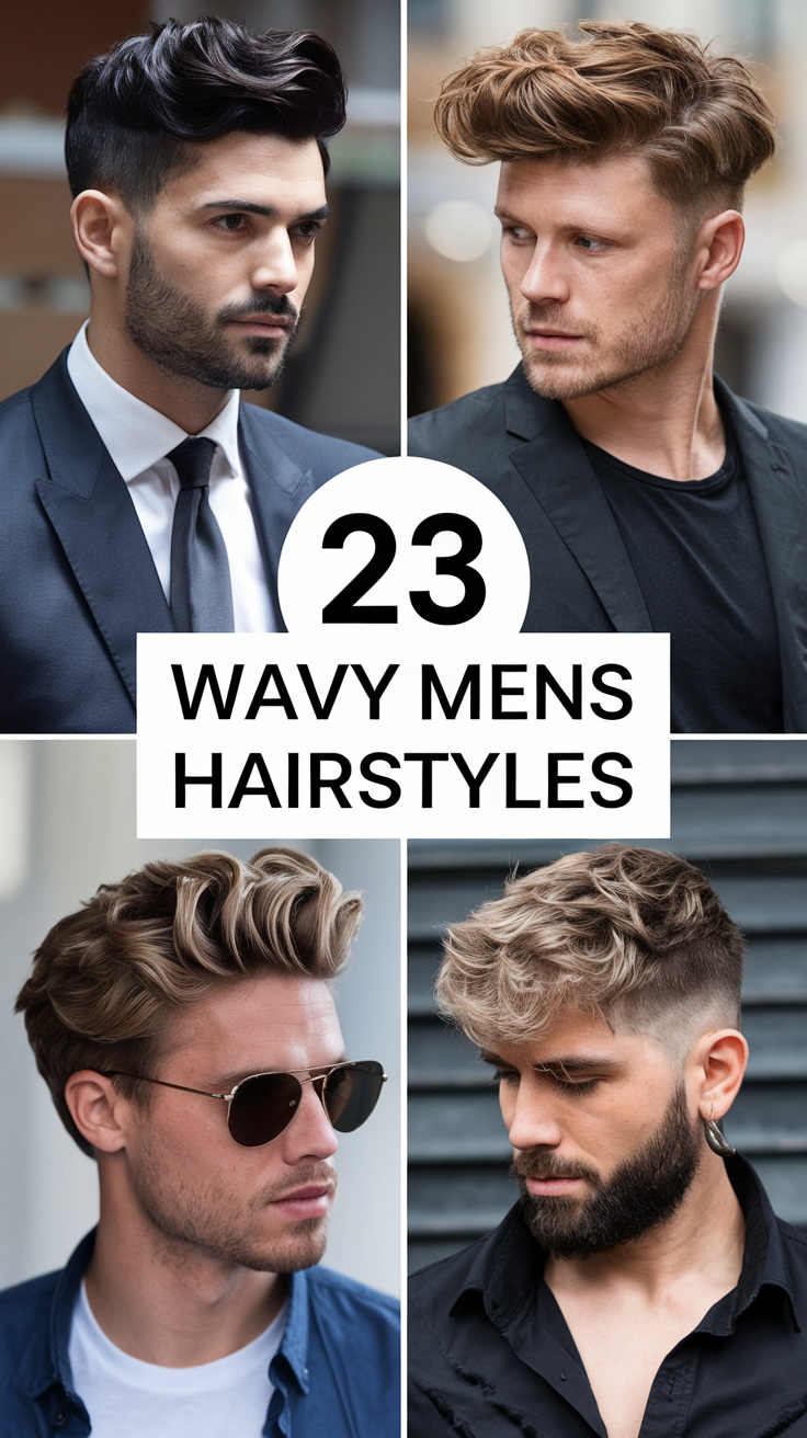 23 Trendy Ideas Wavy Men’s Hairstyles for All Hair Types: Short, Medium & Long Styles
