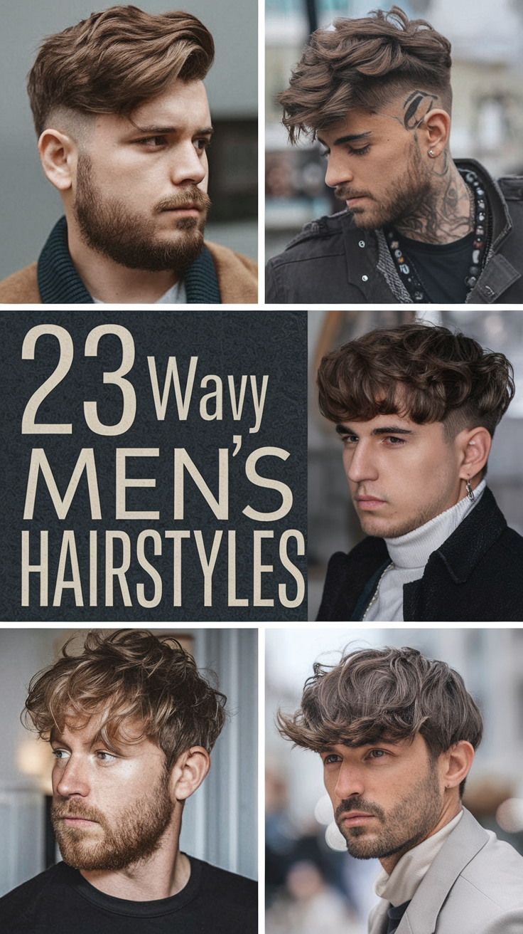 23 Trendy Ideas Wavy Men’s Hairstyles for All Hair Types: Short, Medium & Long Styles