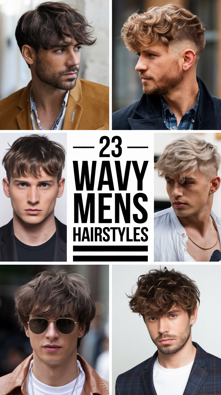23 Trendy Ideas Wavy Men’s Hairstyles for All Hair Types: Short, Medium & Long Styles