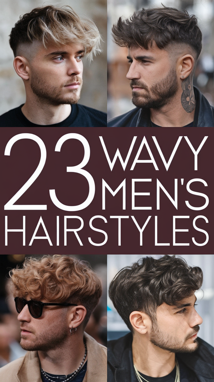 23 Trendy Ideas Wavy Men’s Hairstyles for All Hair Types: Short, Medium & Long Styles