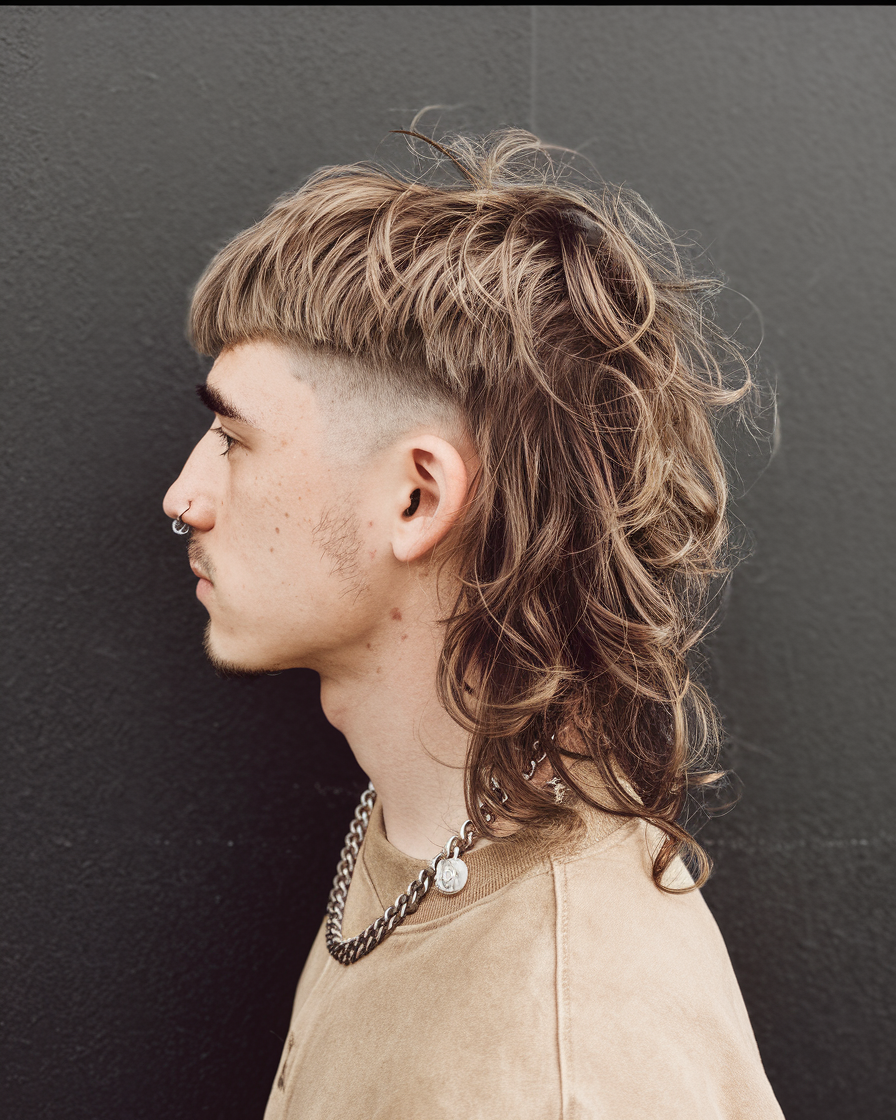 22 Trendy Ideas Wolfcut Hairstyles for Men: Short, Long, Curly, and Wavy Looks