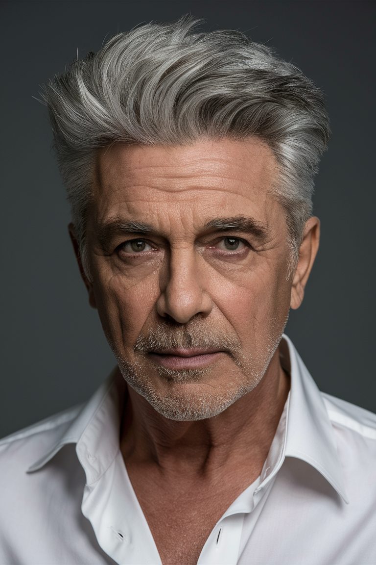 20 Ideas Stylish Hairstyles for Men Over 50: Short, Long, and Trendy Grey Looks