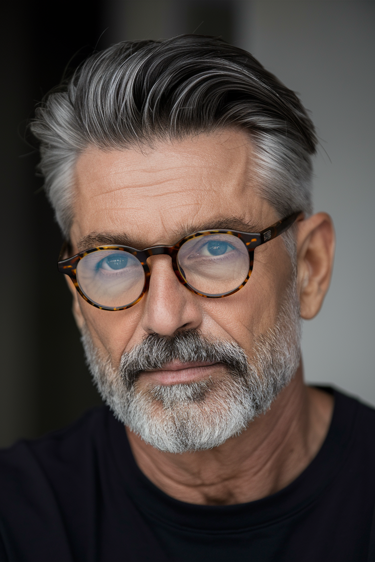 20 Ideas Stylish Hairstyles for Men Over 50: Short, Long, and Trendy Grey Looks