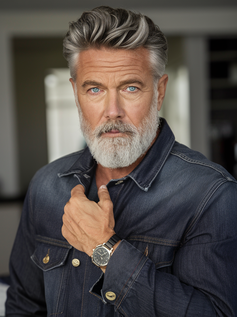 20 Ideas Stylish Hairstyles for Men Over 50: Short, Long, and Trendy Grey Looks
