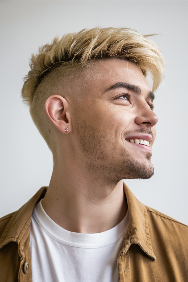 21 Ideas Trendy Short Blonde Hairstyles for Men to Elevate Your Look