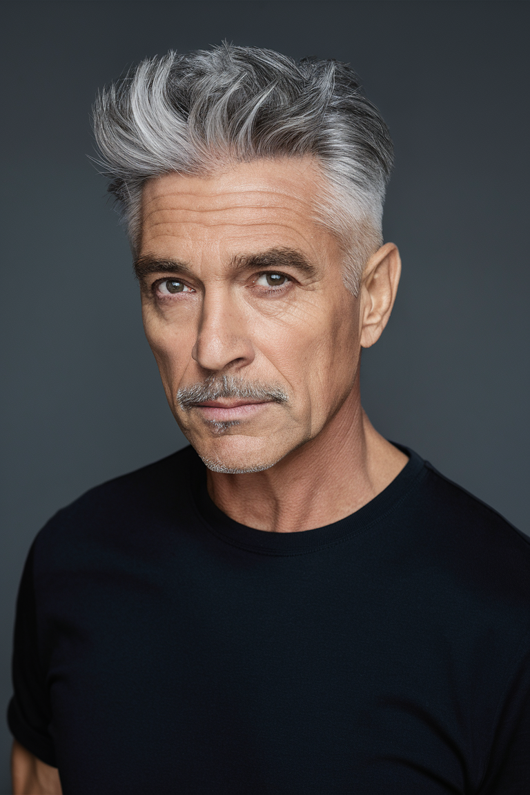 20 Ideas Stylish Hairstyles for Men Over 50: Short, Long, and Trendy Grey Looks