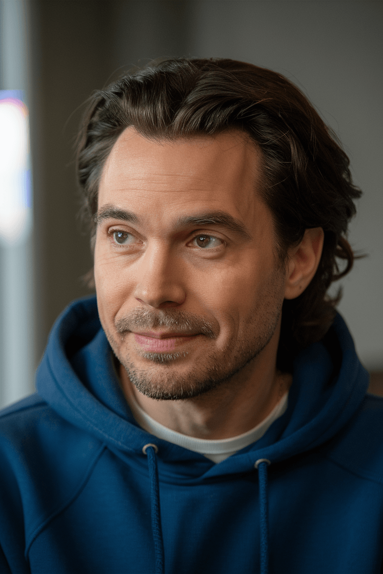 21 Trendy Middle Part Hair Men Ideas: From 70s to Modern Kpop Looks