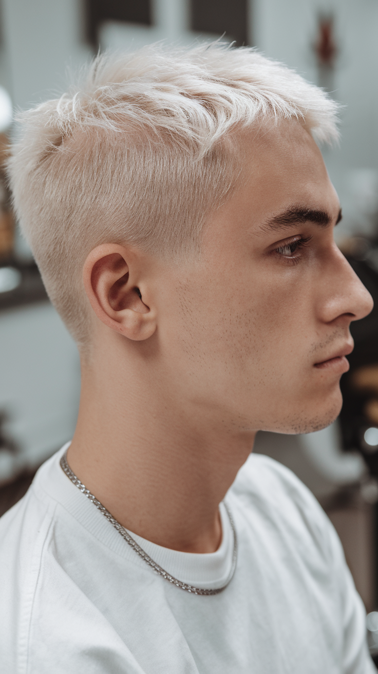 21 Ideas Trendy Short Blonde Hairstyles for Men to Elevate Your Look