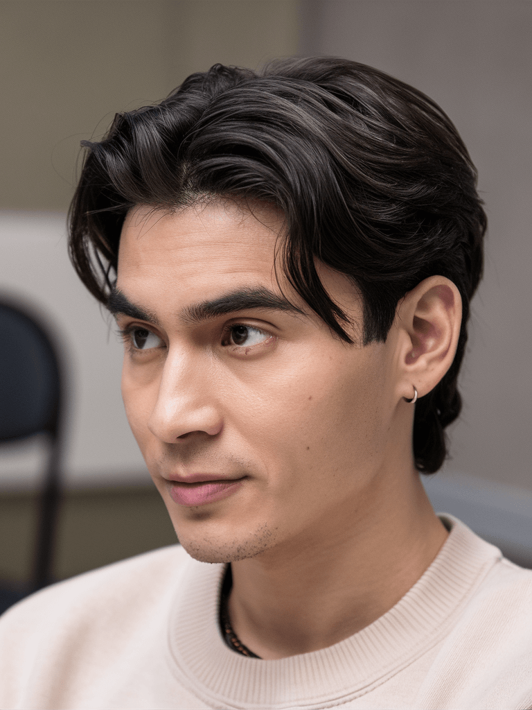 21 Trendy Middle Part Hair Men Ideas: From 70s to Modern Kpop Looks