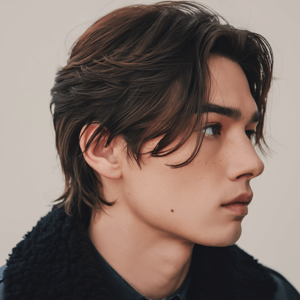 21 Trendy Middle Part Hair Men Ideas: From 70s to Modern Kpop Looks