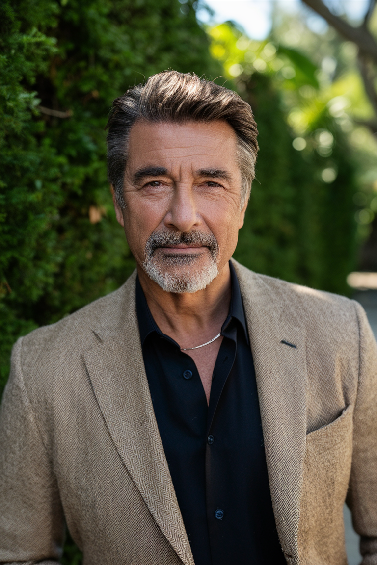 20 Popular Hairstyles for Men Over 60 - Stylish Ideas for Older Gentlemen